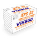 Пінопласт VIKBUD EPS 30plus 100мм 1*0,5м  (10кг/м3)