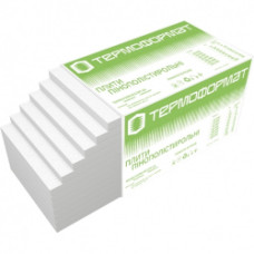 Пінопласт ТЕРМОФОРМАТ EPS S 100мм 1*0,5м  (8кг/м3)